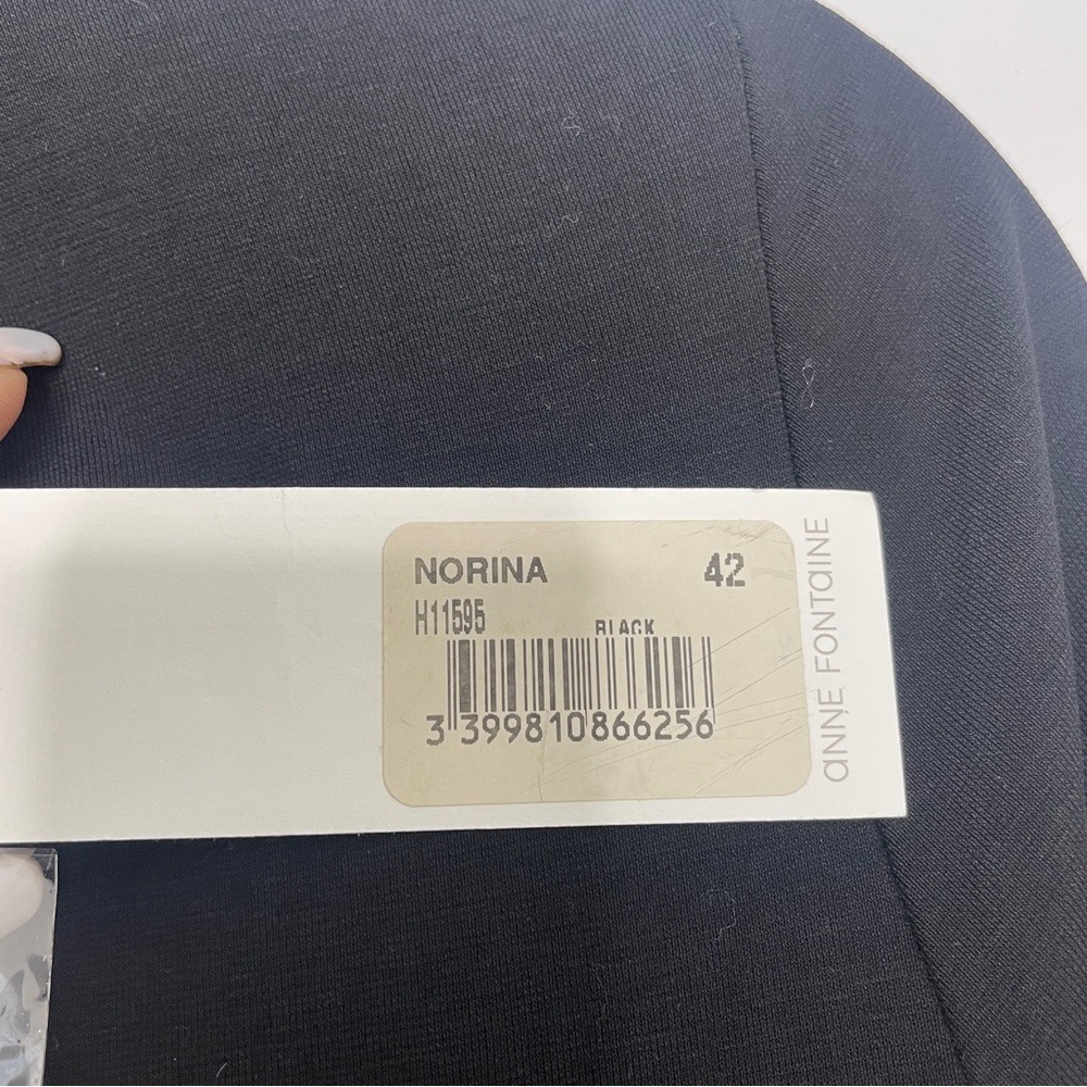 Anne Fontaine Norina Dress Black Size 42 - Picture 3 of 5
